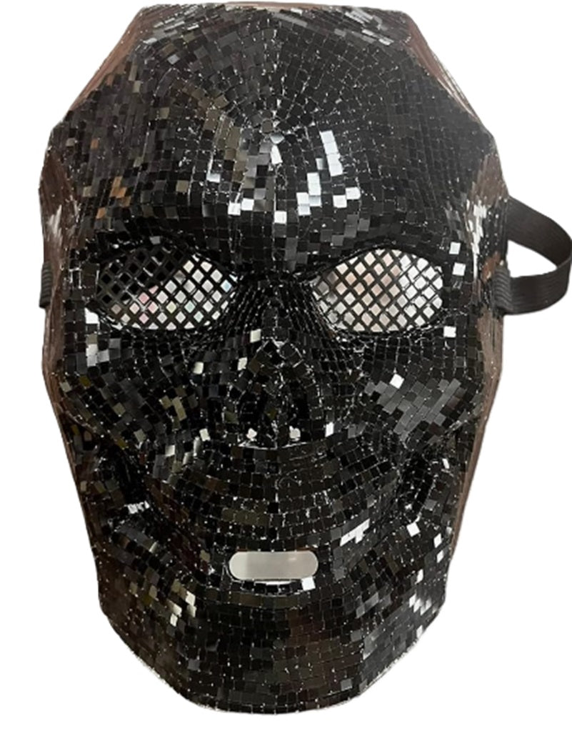 Skull Mask - Mirror Glass - Disco - Costume Accessory - Adult - 2 Colors