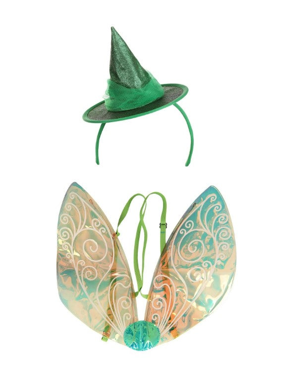 Disney Fauna Hat & Wings Kit - Green - Sleeping Beauty - Costume Accessories