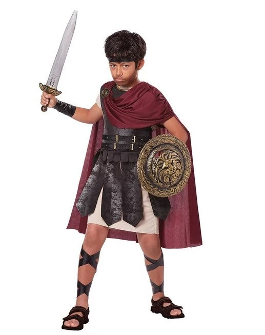 Spartan Warrior - Gladiator - Hercules - Greco-Roman - Costume - Child - 2 Sizes