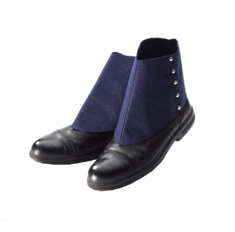 Fabric Spats - 20's - Shoe Covers - White | Blue | Gray - Costume Accessories