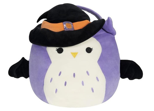 Holly the Owl - Squishmallows - Halloween Treat Pail - Costume Accessory