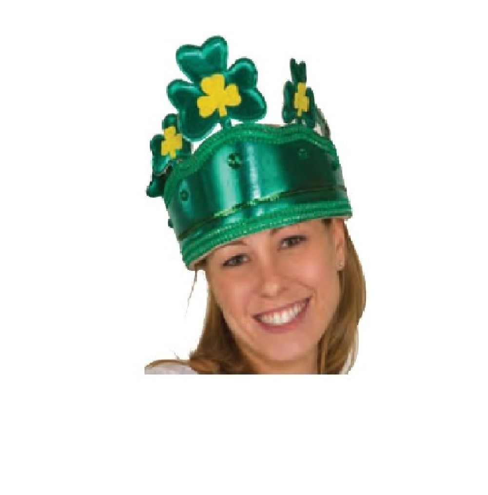 St Patrick's Day Tiara - Crown - Green - Costume Accessory - Adult Teen