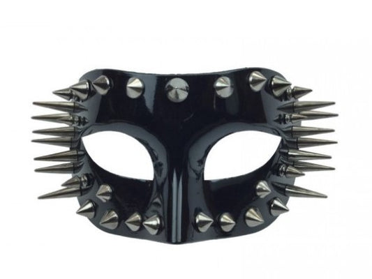 Steampunk Half Mask - Spikes - Costume Accessory - One Size - 3 Colors