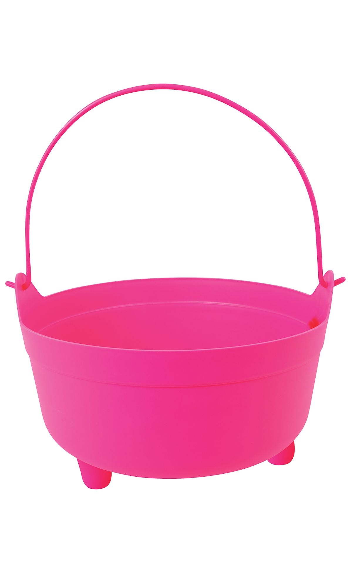 Summerween Plastic Cauldron - 9" - Decor - Summer Fun - Halloween - 3 Colors