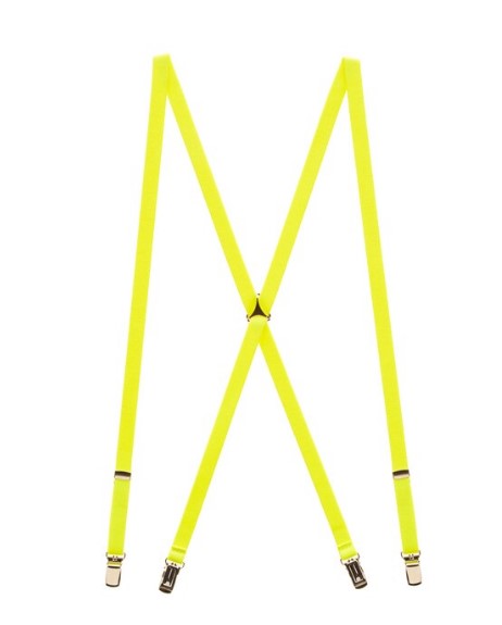 Skinny Neon Suspenders - 80's -  4 Colors - 48" - Costume Accessories - Adult