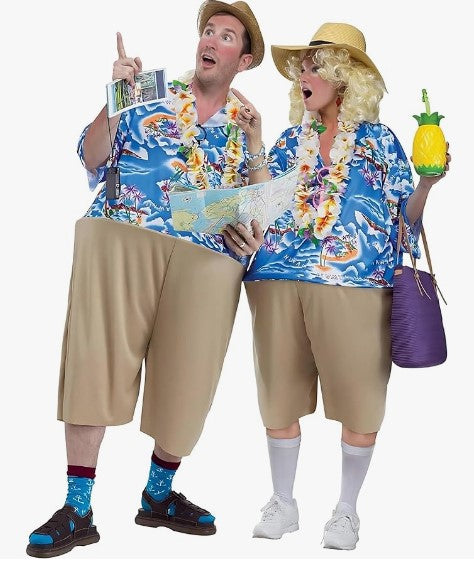 Tacky Tourist - One Piece Jumpsuit - Costume - Adult - One Size