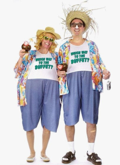 Tacky Traveler - One Piece Jumpsuit - Costume - Adult - One Size