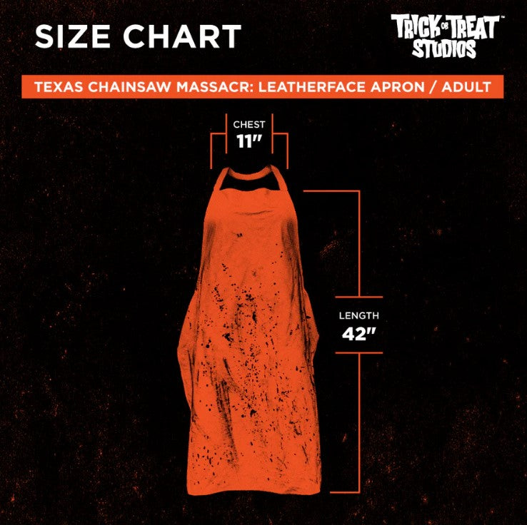 Texas Chainsaw Massacre - Apron - Yellow - Costume Accessory - Adult Size