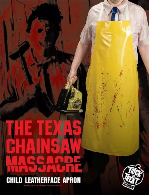 Texas Chainsaw Massacre - Apron - Yellow - Costume Accessory - Child Size