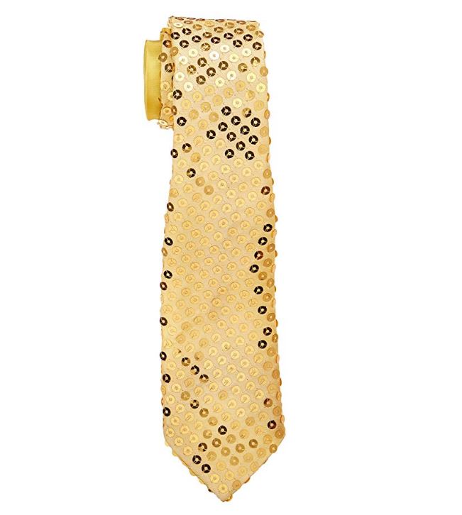 Sequin Neck Tie - 20's - 80's Prom - Costume Accessory - 6 Colors