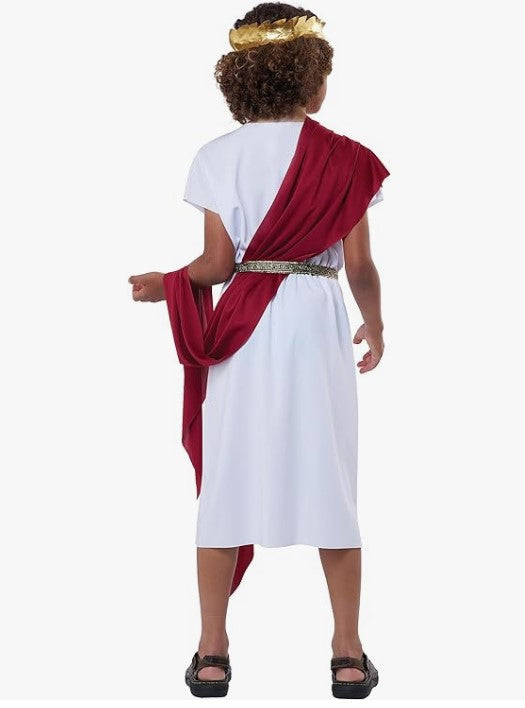 Basic Toga Kostüm für Erwachsene - Römerin - Griechin - Unisex Kostüm - Kind - 2 Größen