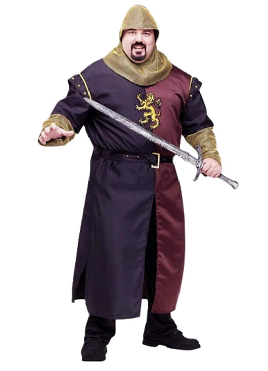 Valiant Knight Tunic - Medieval - Renaissance - Deluxe Costume - Men - Plus Size