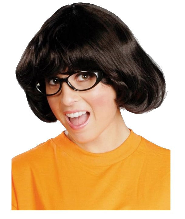 Velma Wig - Wylma - Scooby Doo - Brown - Costume Accessory - One Size