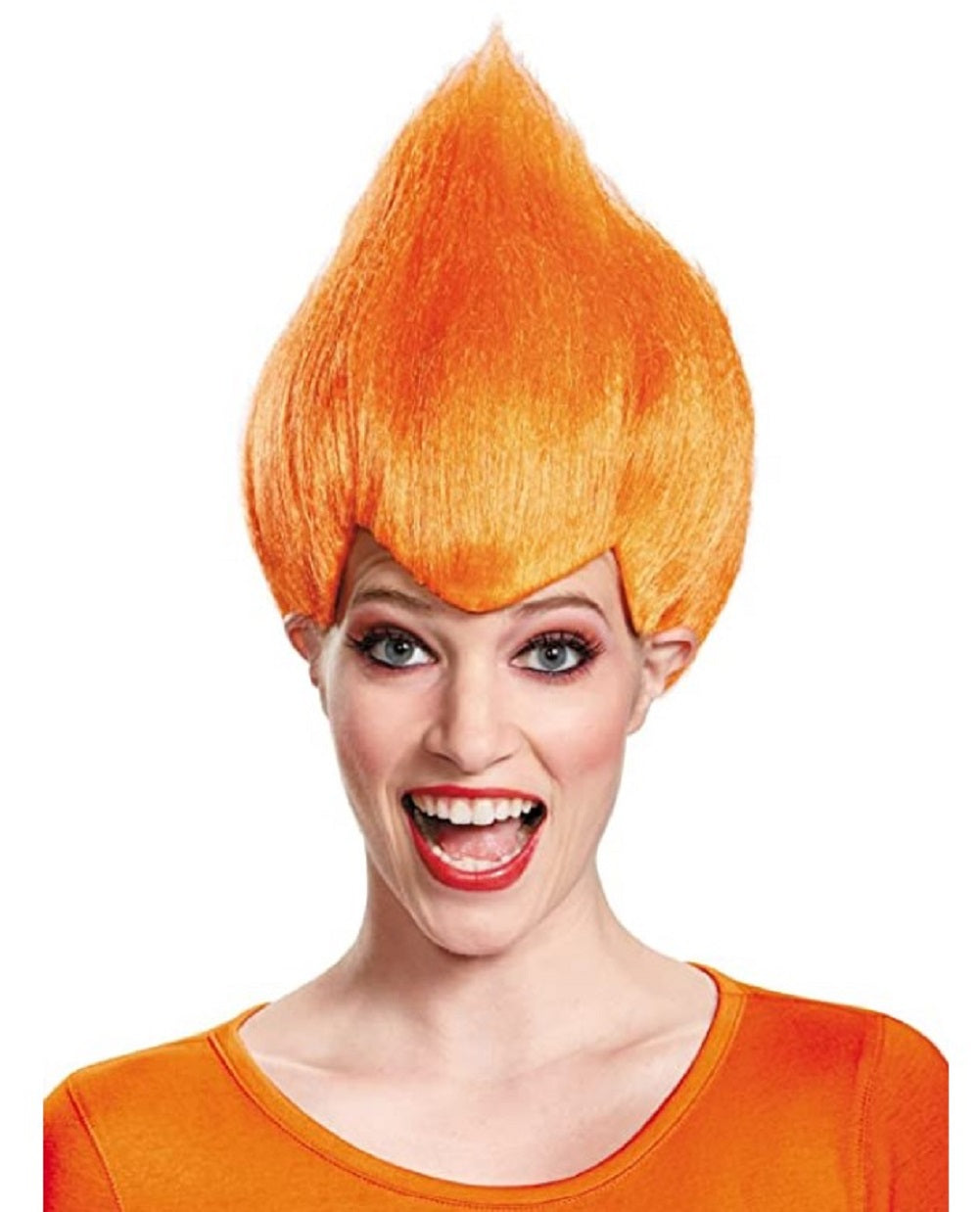 Orange Troll Wig - Heat Miser - Christmas - Costume Accessory - Adult Teen