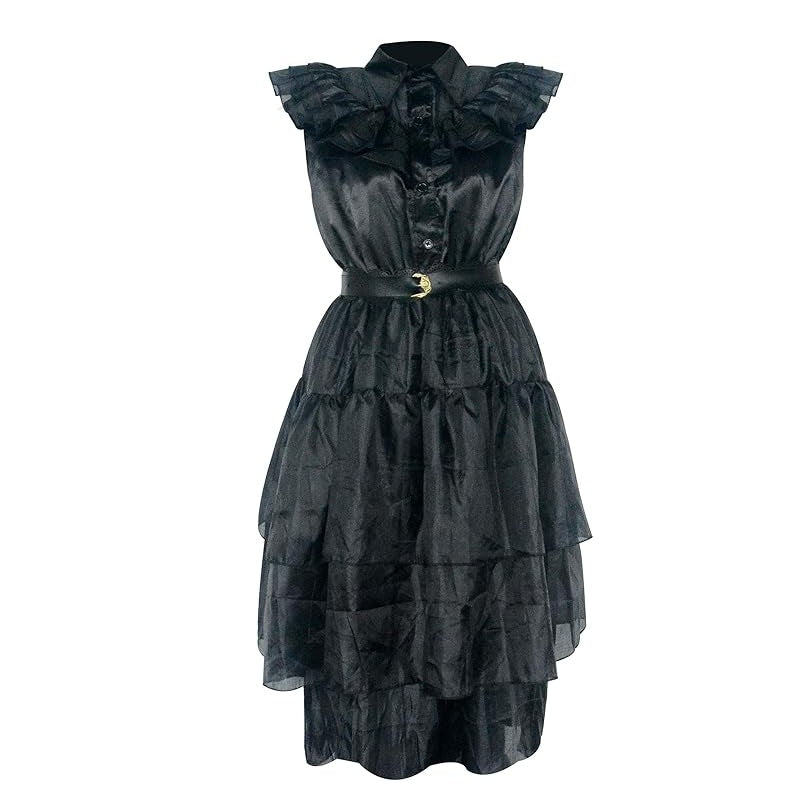 Black Raven Rave Party Dress - Wednesday - Costume - Women - 2 Sizes
