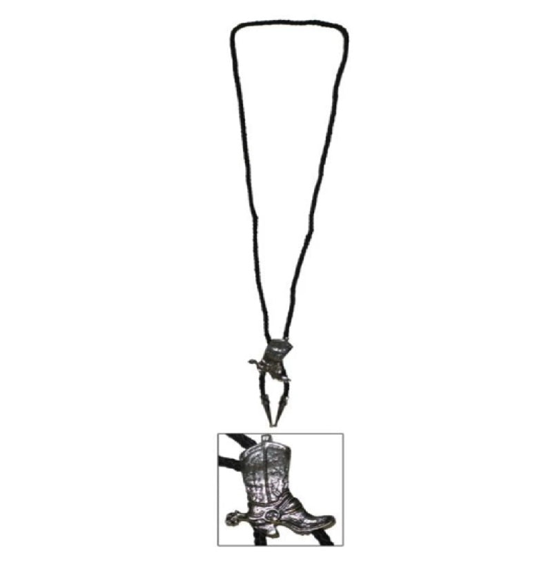 Bolo Western Tie Necklace - Costume Accessory - One Size - 3 Styles