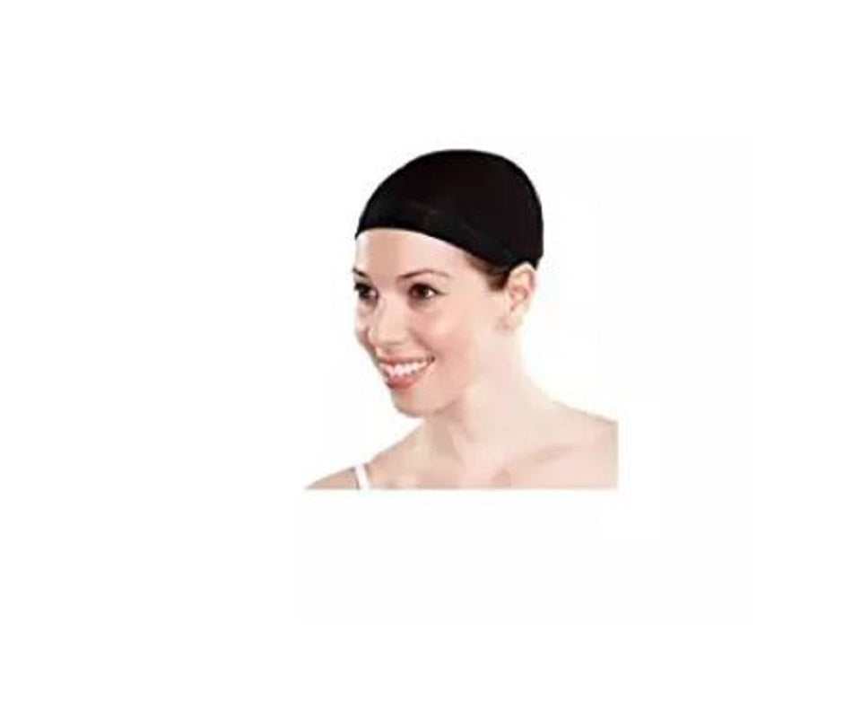 Wig Cap - Nude or Black -  2 Caps - Unisex Cosplay Costume Accessory