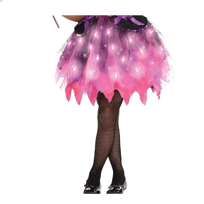 Light Up Sparkle Witch - Fairy - Princess - Costume - Child - 3 Sizes