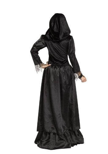 Vestido con capucha Wicked Queen - Negro - Bruja - Disfraz - Adulto - 2 Tallas