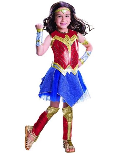 Wonder Woman – Superheldin – Deluxe-Kostüm – Mädchen Größe L 12–14