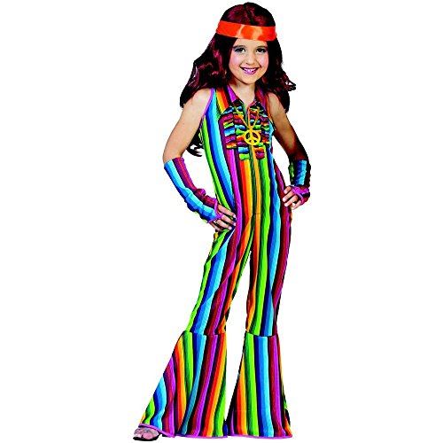 Mercado Hippie Jumpsuit - Rainbow - Costume - Child - 2 Sizes