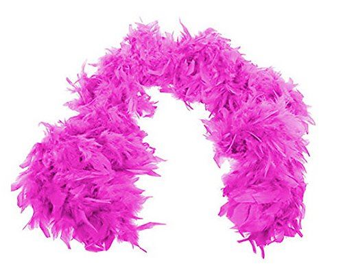 Boa - Rosa intenso - 6' - 55 g - Spirit Week 20's 80's - Accesorios para disfraces