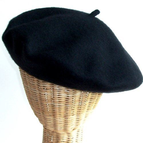 Classic French Beret Hat - 80's - 90's - Larger Child Teen Adult - 2 Colors