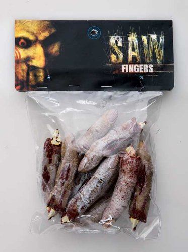 Bag of Bloody Fingers - Saw Movies - Costume Accessory Prop