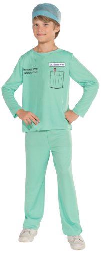 Doctor ER Scrubs - Enfermera - Disfraz - Niño - Mediano 8-10