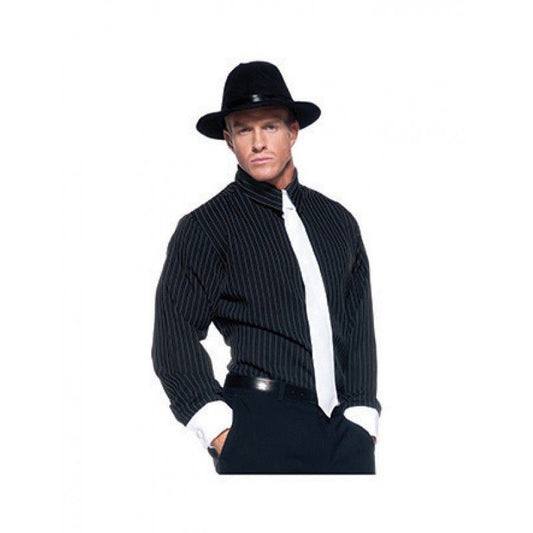 Gangster Pinstripe Shirt - Mobster - 1920's - Costume - 2 Sizes