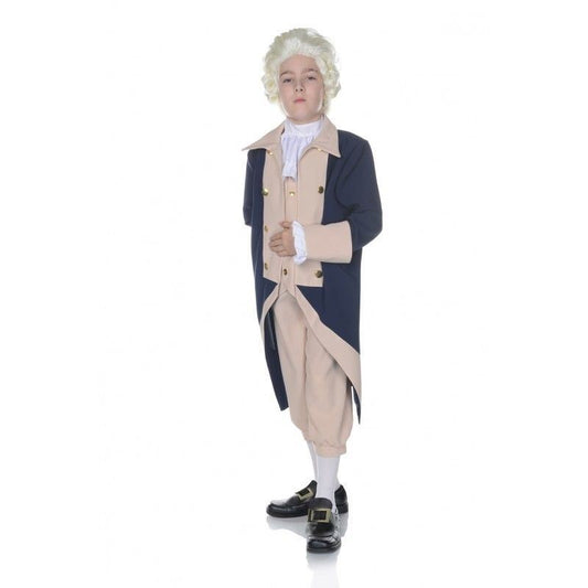 George Washington - Alexander Hamilton - Revolución - Disfraz - Niño - 2 Tallas