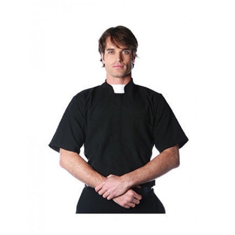 Priest - Short Sleeve Shirt - Costume - Adult - 2 Sizes