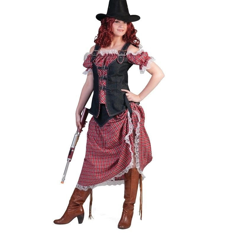 Cowgirl - Denim Ranger - Annie Oakley - Western - Costume - Adult - 2 Sizes