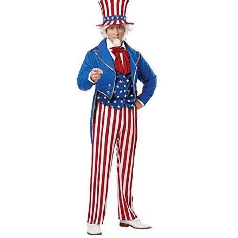 Uncle Sam – Patriotisch – Kostüm – Erwachsene – 3 Größen