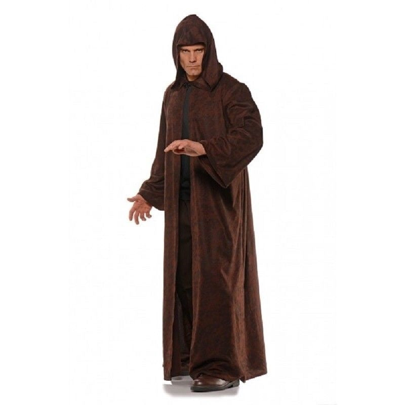 Cloak - Jedi - Monk - Medieval - Brown - Costume Accessory - Adult