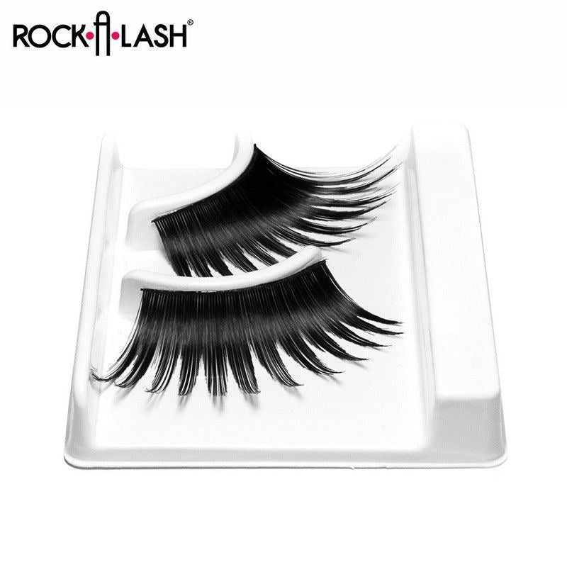 Pestañas - Rock-A-Lash - Showgirl - Negro - Grueso - XL - Accesorio de disfraz