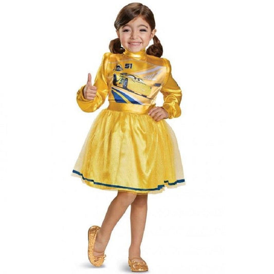 Cruz - Yellow Dress - Cars 3 Movie - Deluxe Costume - Child - 4-6 Small