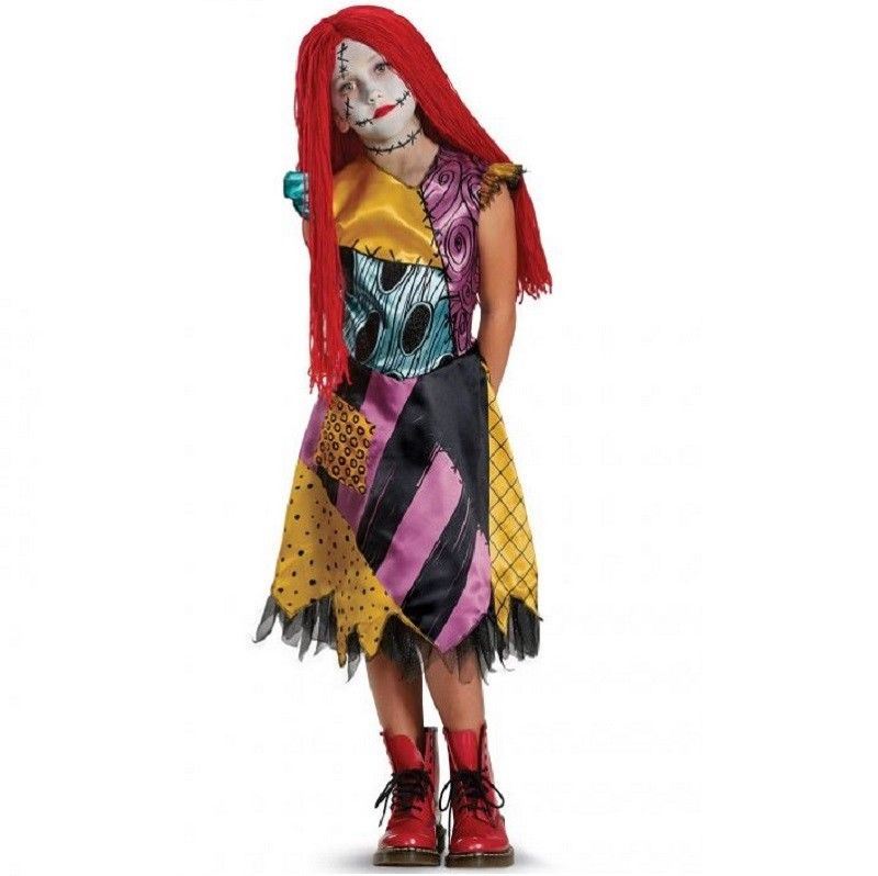 Sally – Nightmare Before Christmas – Deluxe-Kostüm – Kind – 2 Größen