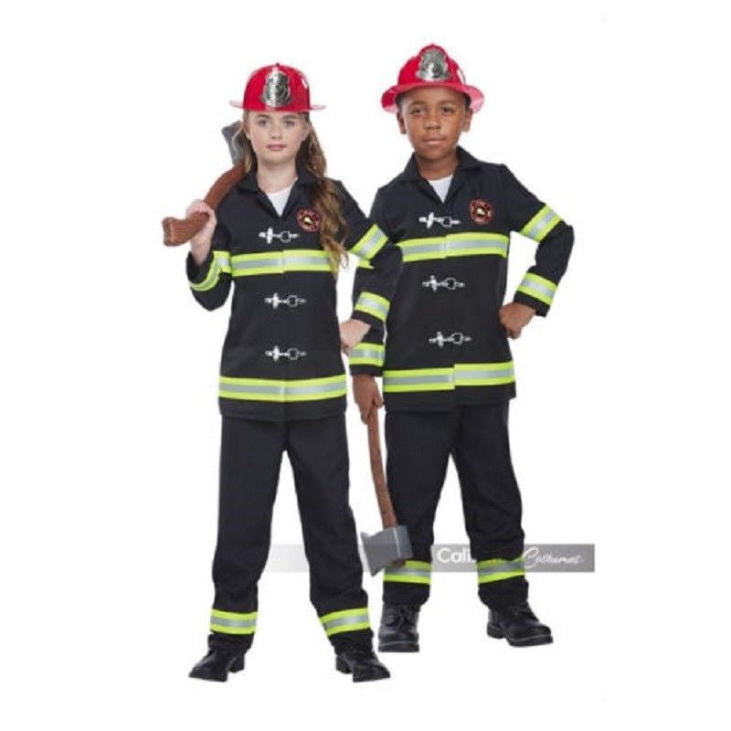 Fire Chief Junior - Fire Fighter - Costume - Child - 2 Sizes