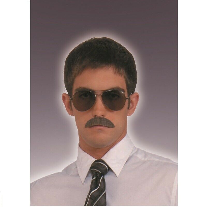Gentleman Moustache - Black - Costume Accessory - Adult Teen