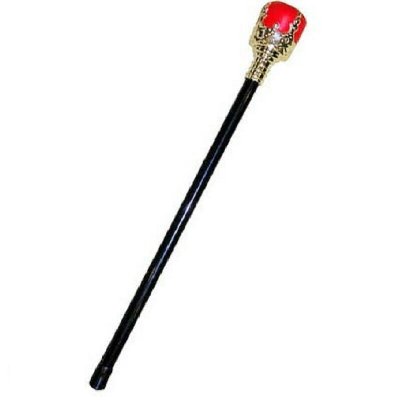 Royal Scepter - King - Queen - Red - Costume Accessory - Prop