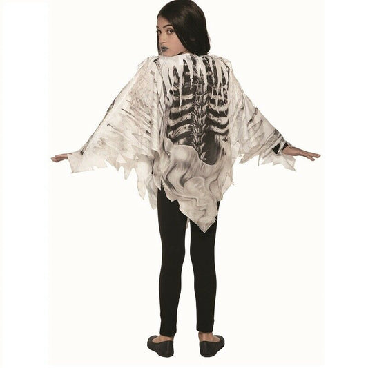 Skeleton Poncho - Sublimated - Costume - Child - One Size