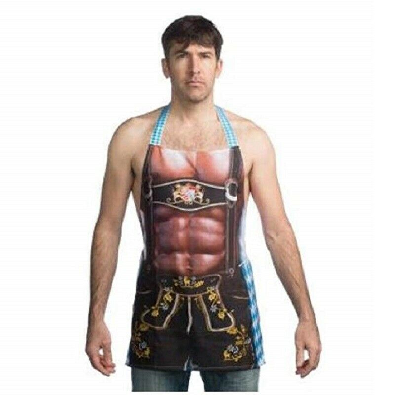 Brewhouse Bash Guy's Apron - Screen Printed - Oktoberfest - Costume Accessory