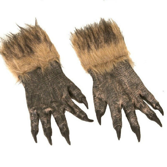 Monster Gloves with Nails - Brown - Costume Accessories - Adult Teen