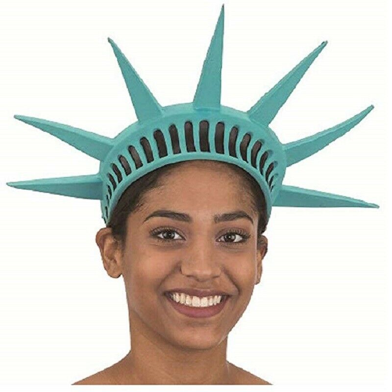 Statue of Liberty Headpiece - Green - Rubber - Costume Accessory - Adult Teen