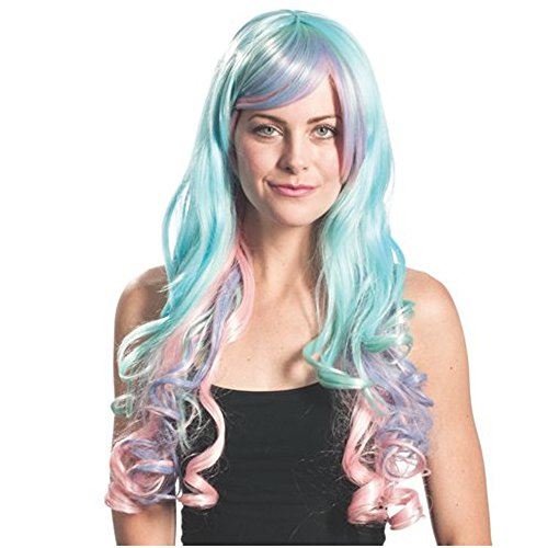 Celesti Wig - Pastel Rainbow - Unicorn - Cosplay Costume Accessory - Adult Teen