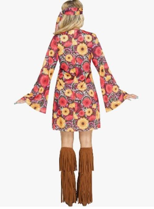 Flower Power - Hippie - 1960's - Costume - Adult - 2 Sizes