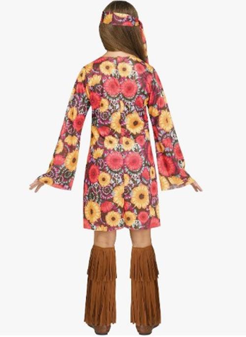 Flower Power - Hippie - 1960's - Costume - Child - 3 Sizes