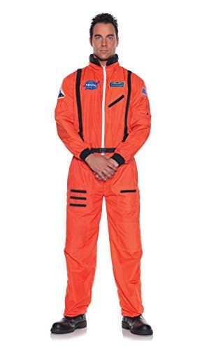 Astronaut Flight Suit - NASA - Orange - Costume - Adult Standard