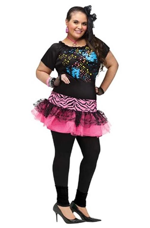 80's Party Pop Star - Valley Girl - Costume - Adult - 2 Sizes